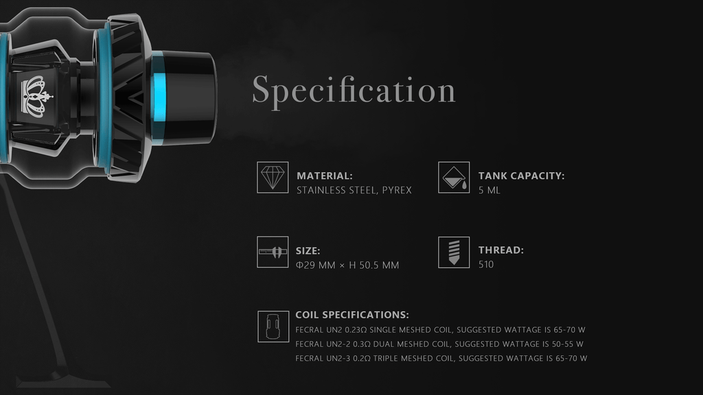 UWELL Crown 5 Sub-Ohm Tank  -