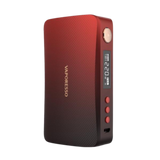 Red Vaporesso power bank on a white background