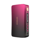 Pink and black Vaporesso power bank on a white background