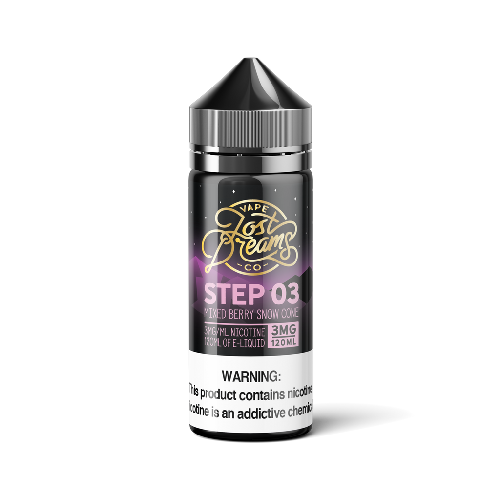 Lost Dreams Vape Co 120mL - Step 03 - Mixed Berry Snow Cone -