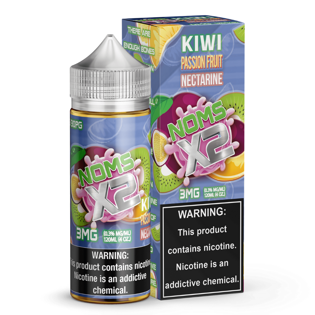 Noms X2 120mL - Kiwi Passion Fruit Nectarine -