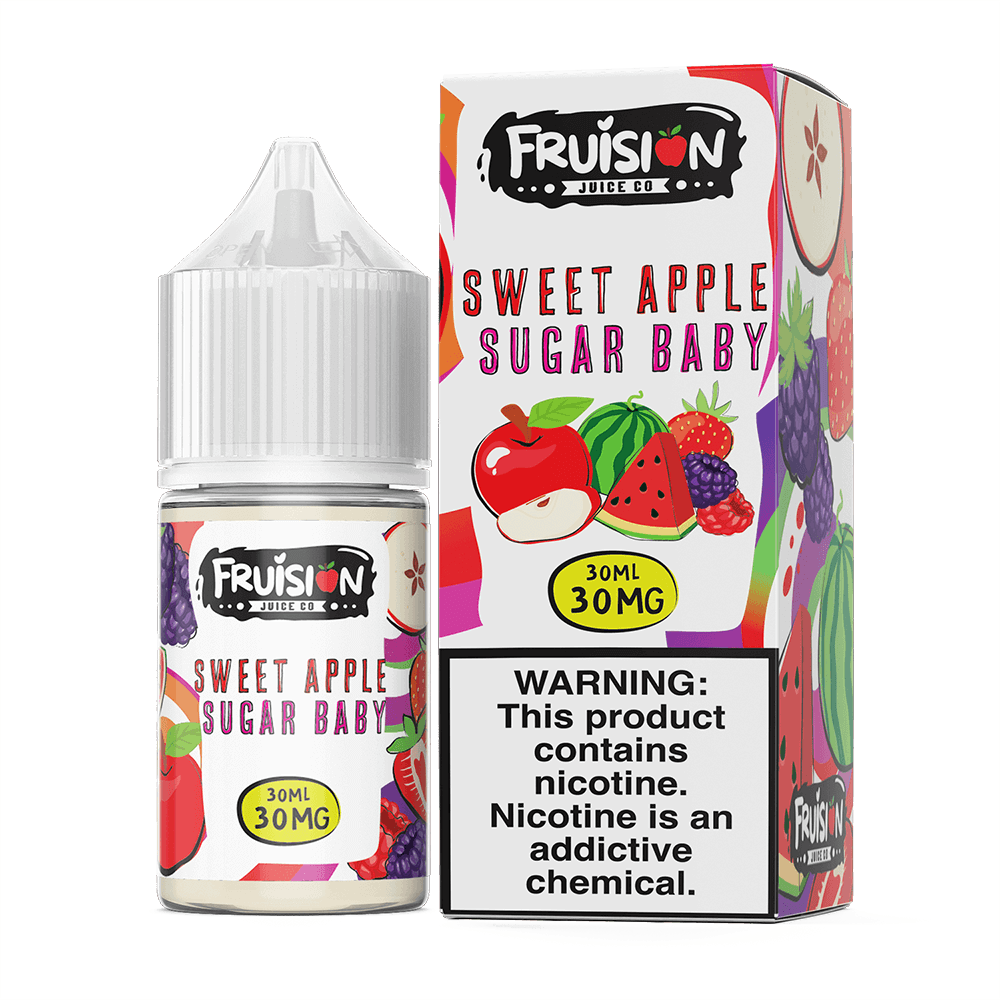 Fruision Salt Nic 30mL - Sweet Apple Sugar Baby -