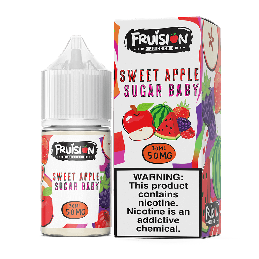 Fruision Salt Nic 30mL - Sweet Apple Sugar Baby -
