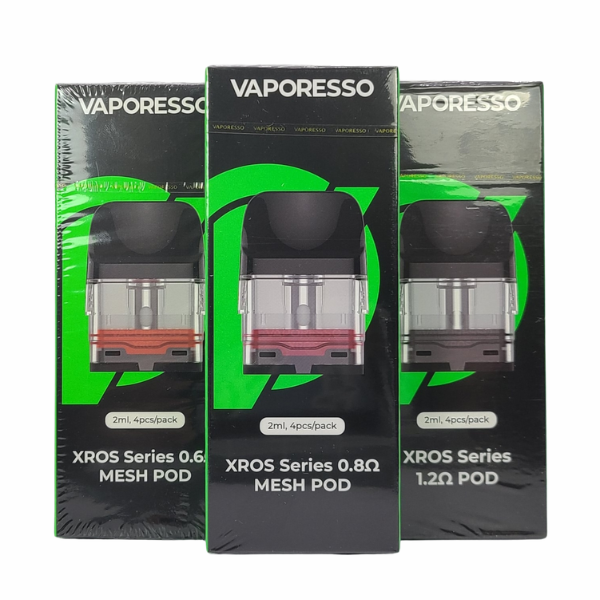 Vaporesso Xros Mesh Pods Vaporesso XROS Replacement Pods (4pk) | Smoke Smart Vaporesso Xros Mesh Pods Vaporesso XROS Replacement Pods (4pk) | Smoke Smart