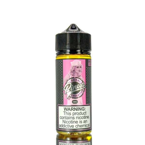Pinup Vapors_Pinup Evolution 120ml | Barbi | Smoke Smart  Smoke Smart Vapor  Supplies & More