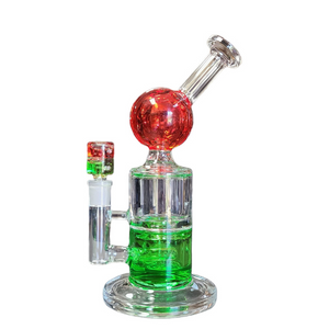 9.5" Duo Colored Side Car Water Pipe -