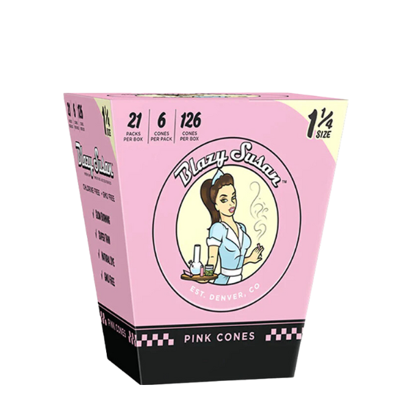 Blazy Susan Pink 1 1/4 Cones - Pack of six -