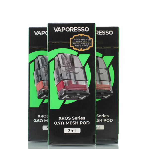 Vaporesso XROS Series 3ML Refillable Replacement Pod (4pk) | Smoke Smart |   Smoke Smart Vapor Supplies & More