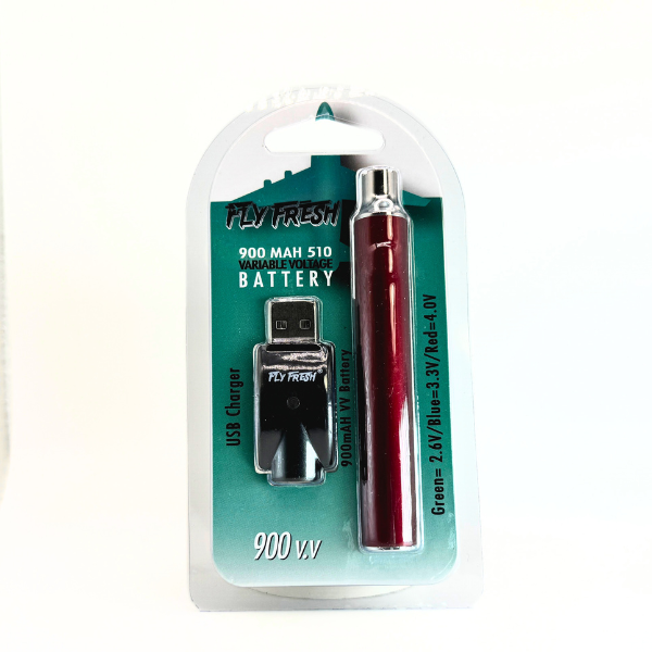 Fly Fresh 900mAh 510 Battery | Smoke Smart | Smoke Smart Vapor Supplies & More Fly Fresh 900mAh 510 Battery | Smoke Smart | Smoke Smart Vapor Supplies & More