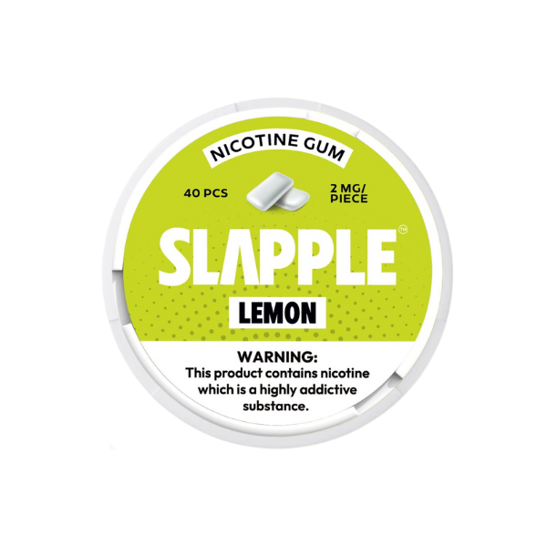 slapple_nicotine_gum_40-pcs_2mg_lemon