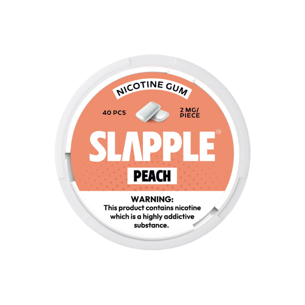 slapple_nicotine_gum_40-pcs_2mg_peach