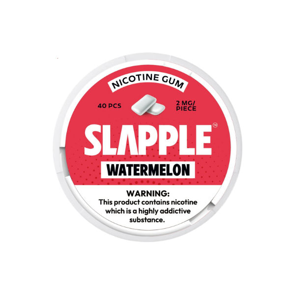 slapple_nicotine_gum_40-pcs_2mg_watermelon