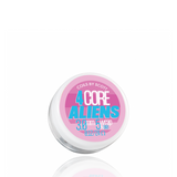 Jar of '4 Core Aliens' coils by Scott on a white background