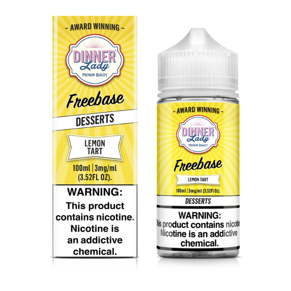Dinner Lady E-liquid_100ml_Lemon Tart_| Smoke Smart |  Smoke Smart Vapor  Supplies & More