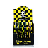 Display of Dragon glass one hitters with a checkered pattern