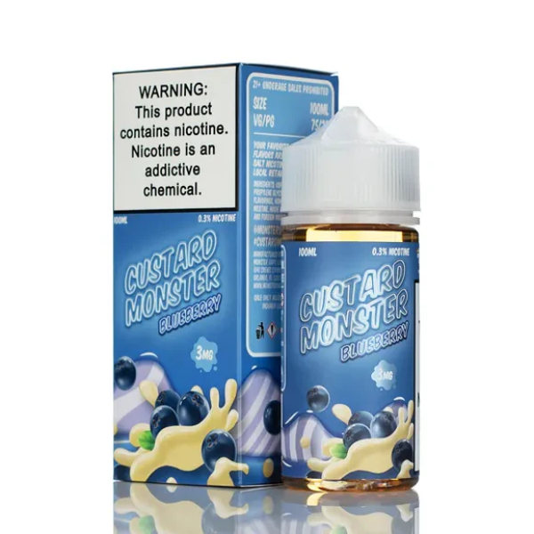Monster Vape Labs_Custard Monster TFN_100mL_Blueberry Custard -