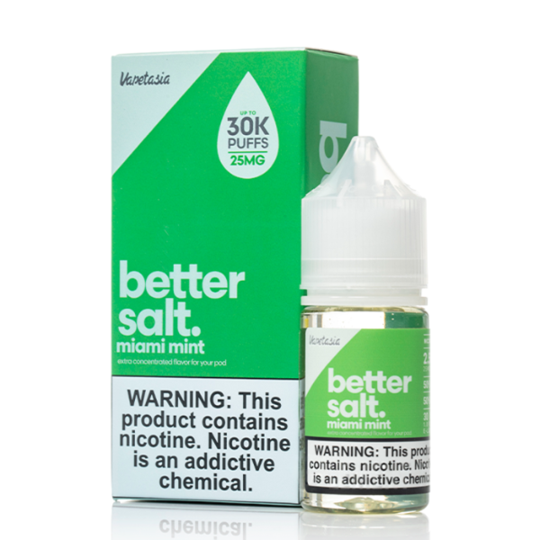 Better Salts_By Vapetasia_30mL_- Miami Mint -