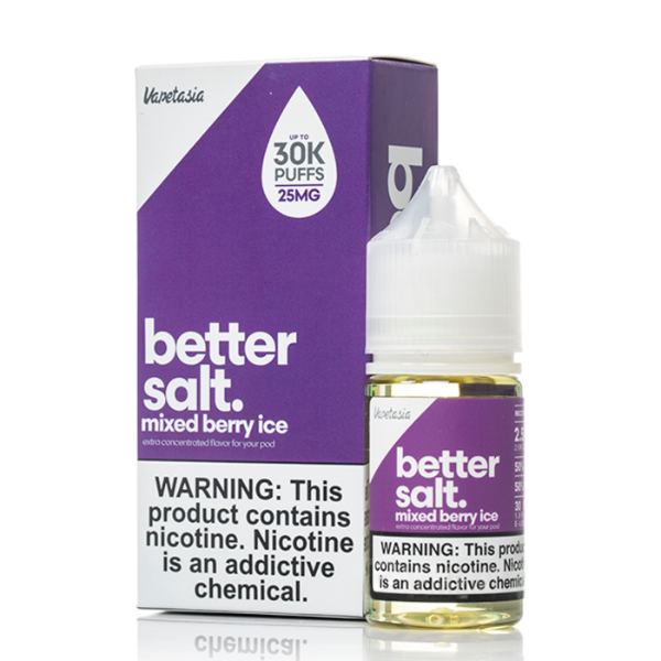 Better Salts_By Vapetasia_30mL_- Mixed Berry Ice -