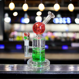 9.5" Duo Colored Side Car Water Pipe -