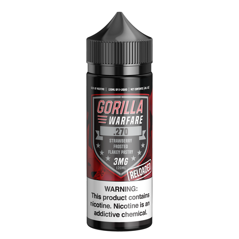 Gorilla Warfare Eliquid 120mL - .270 Reloaded -