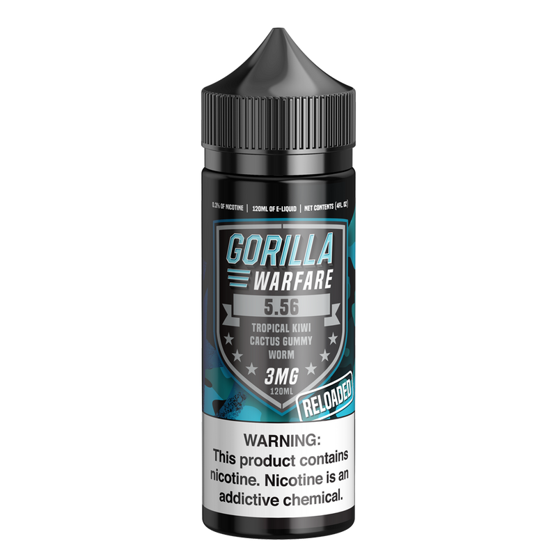 Gorilla Warfare Eliquid 120mL - 5.56 Reloaded -