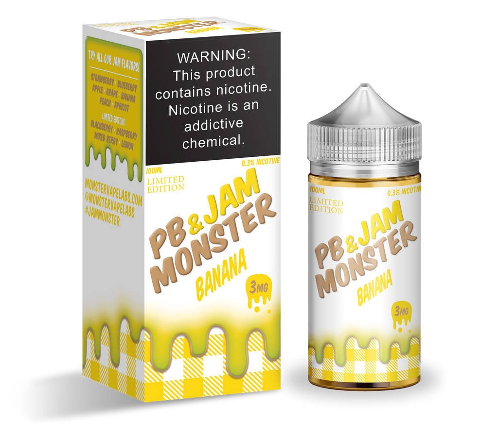 Jam Monster TFN_100mL_PB & Jam Banana -