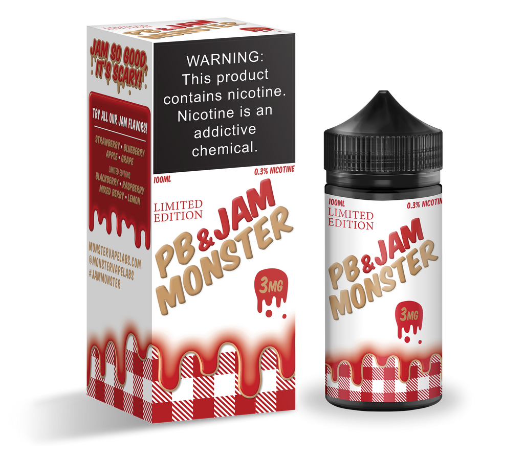 Jam Monster TFN_100mL_PB & Jam Strawberry -
