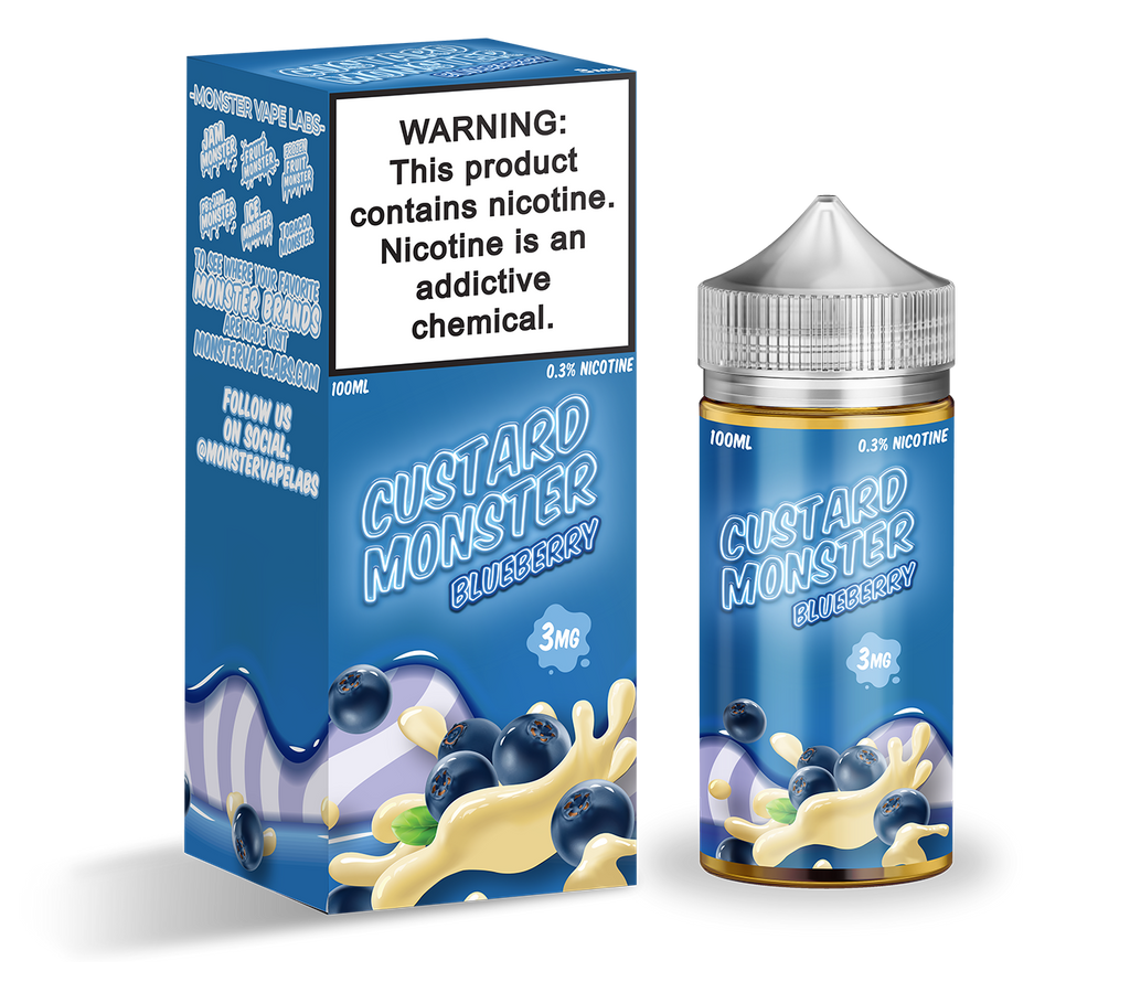 Custard Monster TFN_100mL_Blueberry Custard -
