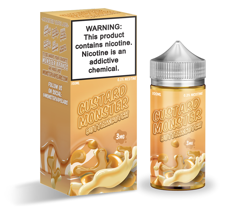 Custard Monster TFN_100mL_Butterscotch Custard -