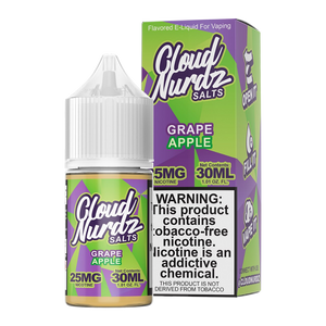 Cloud Nurdz TFN Salt Eliquid 30mL - Grape Apple -