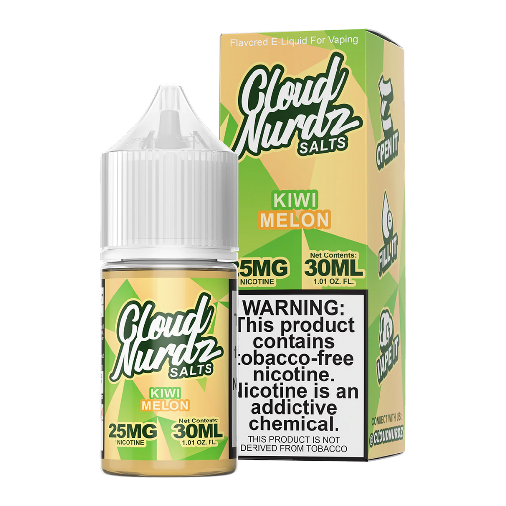 Cloud Nurdz TFN Salt Eliquid 30mL - Kiwi Melon -