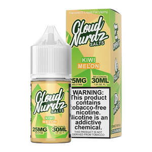 Cloud Nurdz TFN Salt Eliquid 30mL - Kiwi Melon -