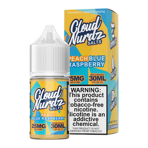 Cloud Nurdz TFN Salt Eliquid 30mL - Peach Blue Raspberry -