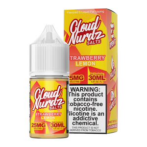 Cloud Nurdz TFN Salt Eliquid 30mL - Strawberry Lemon -