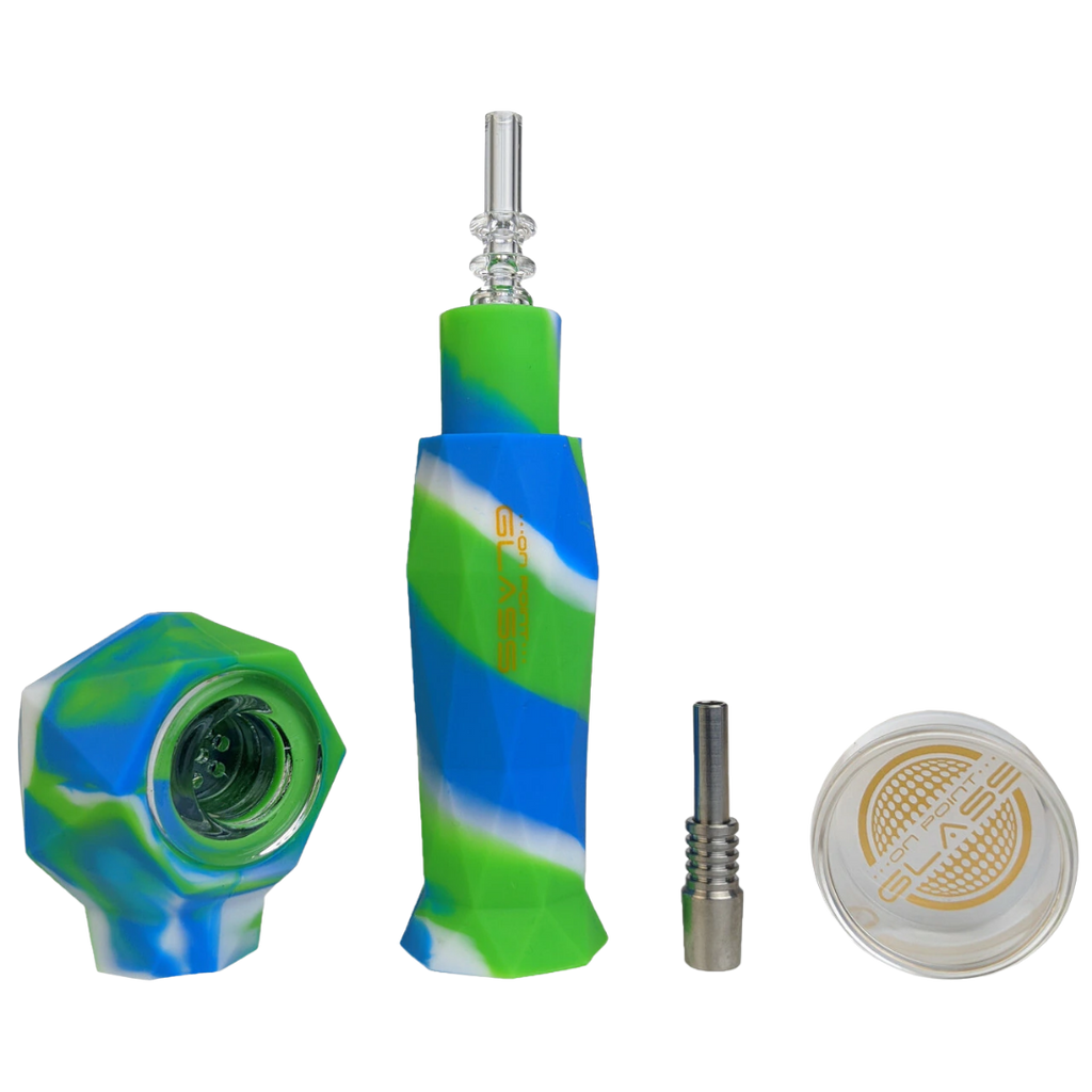 On Point Glass - Diamond 2 in1 Hand and Nectar Collector Kit