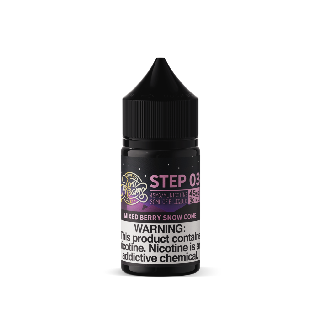 Lost Dreams Vape Salt 30mL - Step 03 - Mixed Berry Snow Cone -