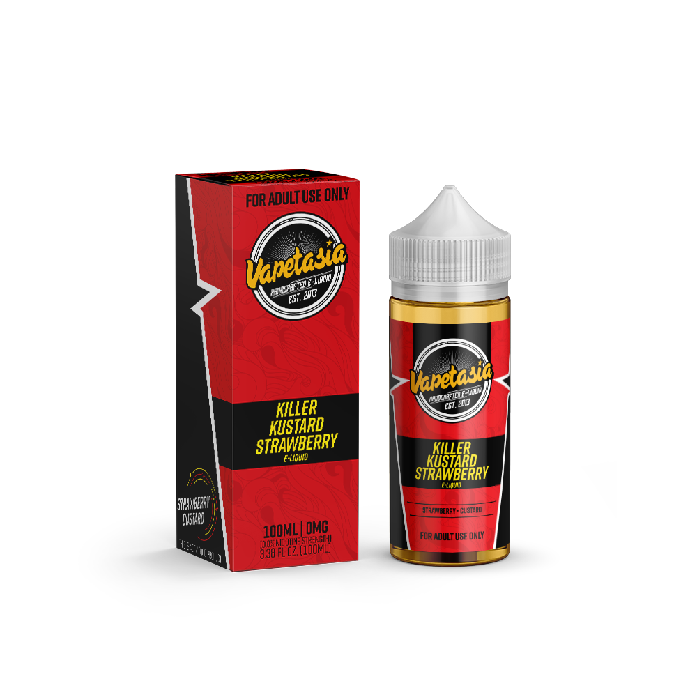 Vapetasia Eliquid 100mL - Killer Kustard Strawberry -