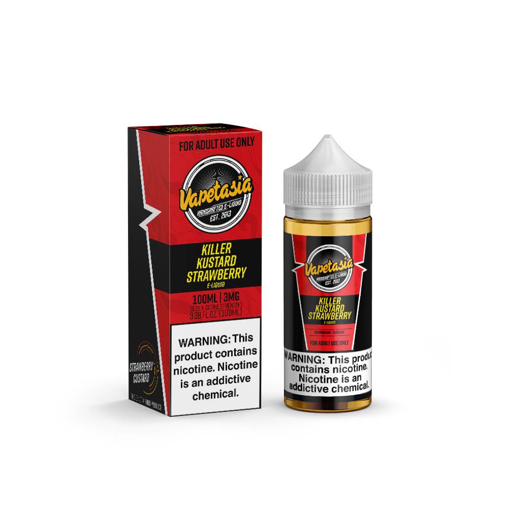 Vapetasia Eliquid 100mL - Killer Kustard Strawberry -