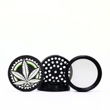 Leaf Decal 4 Piece Grinder -