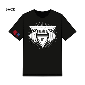 T-Shirt Logo - Busted Up E-Liquid - Black -