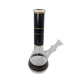 10" Gold Outlined Water Pipe -