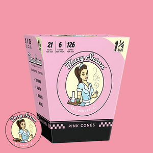 Blazy Susan Pink 1 1/4 Cones - Pack of six -