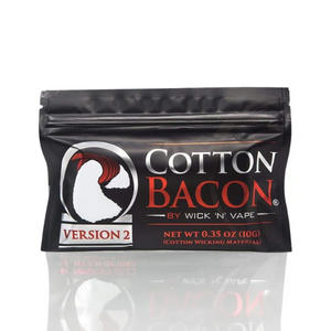 Cotton Bacon packaging by Wick 'N' Vape on a white background