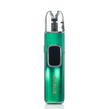 Green vape device with 'ARGUS' branding on a white background