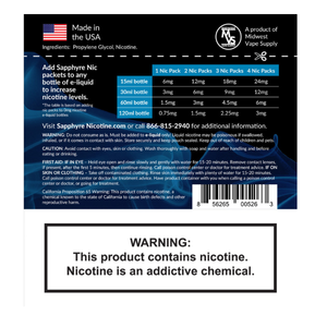 Sapphyre Nicotine Additive 10% 0.9mL