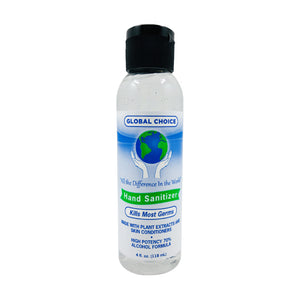 Hand Sanitizer Global Choice 4oz