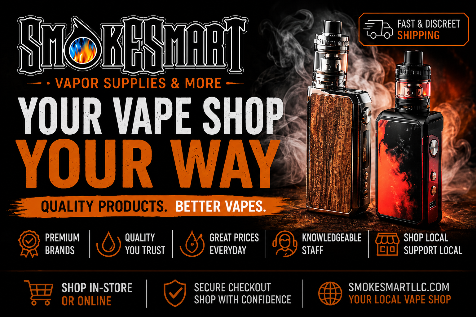 Smoke Smart Vapor Supplies & More