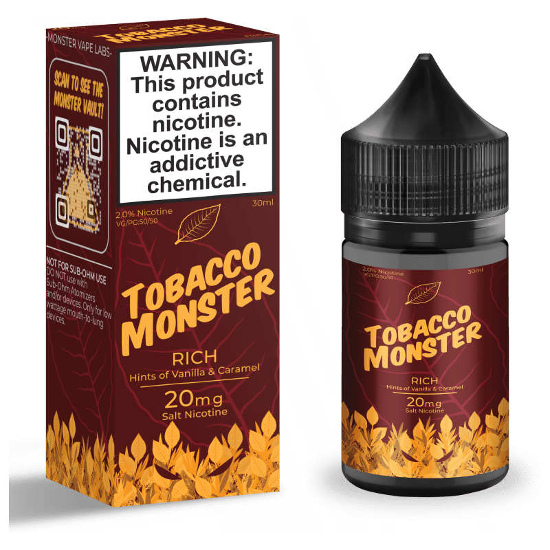 Tobacco Monster Salt Nicotine 30mL - Rich Tobacco -