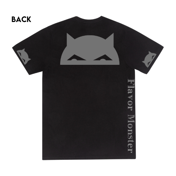 T-Shirt-Logo-Flavor-Monster-Black-Back