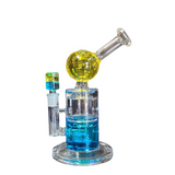 9.5" Duo Colored Side Car Water Pipe -